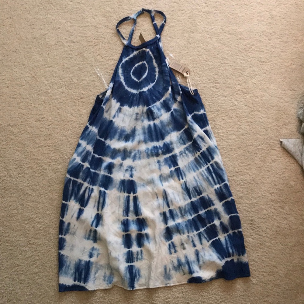 tie dye dress with pockets
